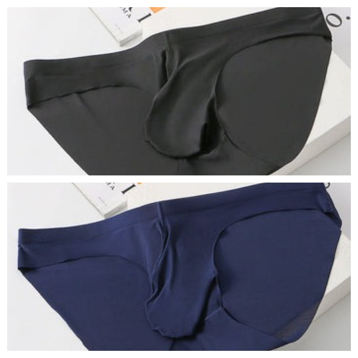 New Ice Silk Seamless Underwear Men's Briefs