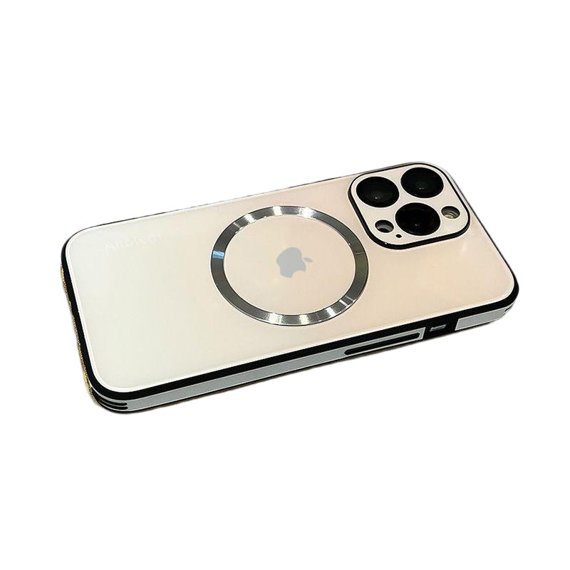 Gradient Magnetic Glass Protective Case For iPhone