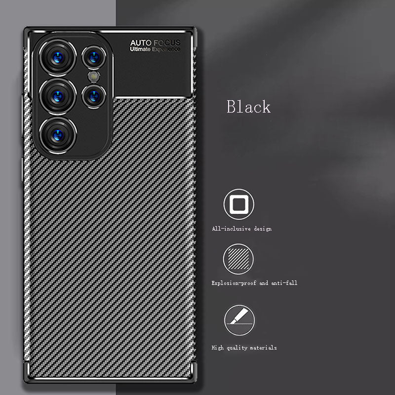 Carbon Fiber Pattern Anti-fall Case for Samsung