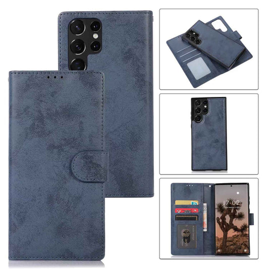 Retro Split Wallet Case For Samsung S23/S22 Series