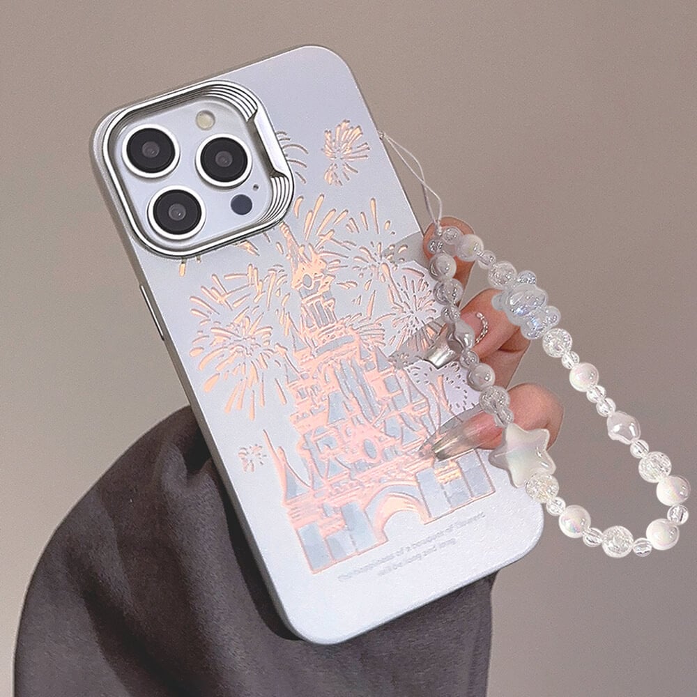 ✨Laser gradient dream castle phone case for iphone 15 14 13 12