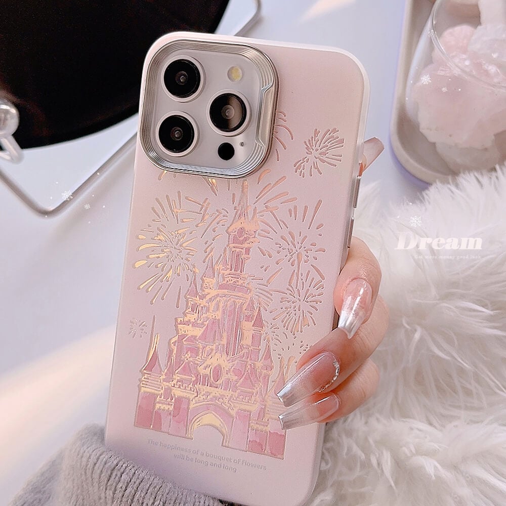 ✨Laser gradient dream castle phone case for iphone 15 14 13 12