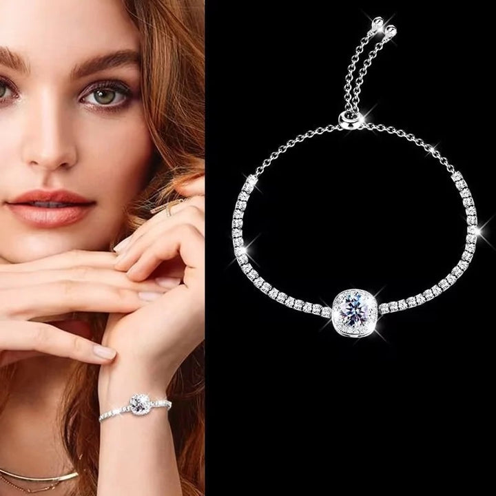 【Buy 1 Get 1 Free】- Sparkling Moissanite Bracelet