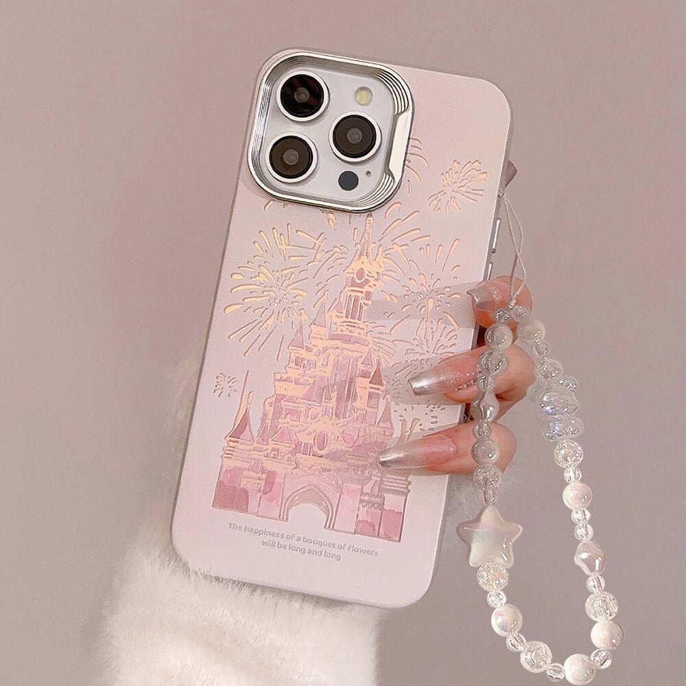 ✨Laser gradient dream castle phone case for iphone 15 14 13 12