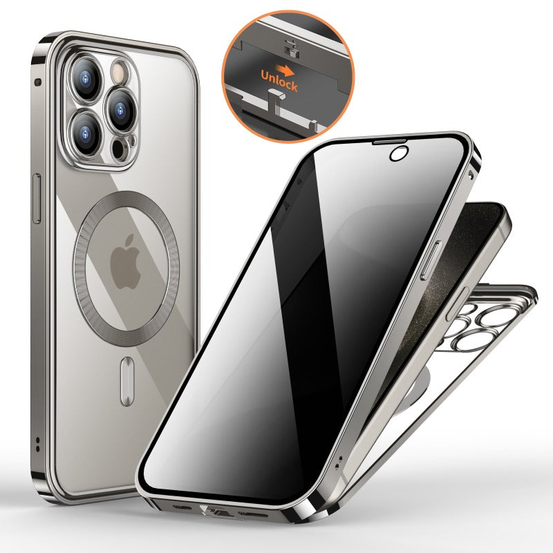 Metal Snap Buckle Magnetic Case for IPhone