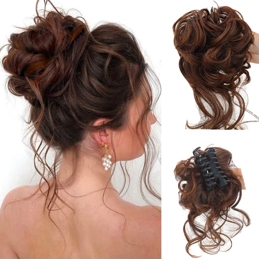 Buy 1 Get 1 Free - Curly Bun Hair Piece