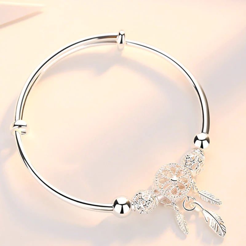 🔥HOT SALE NOW 49% OFF 🎁 -Dreamcatcher Bracelet SILVER (GIFT BOX)