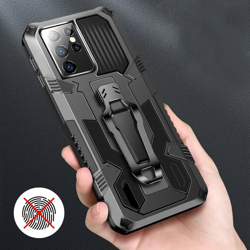 Armor Belt Clip Phone Case For Samsung