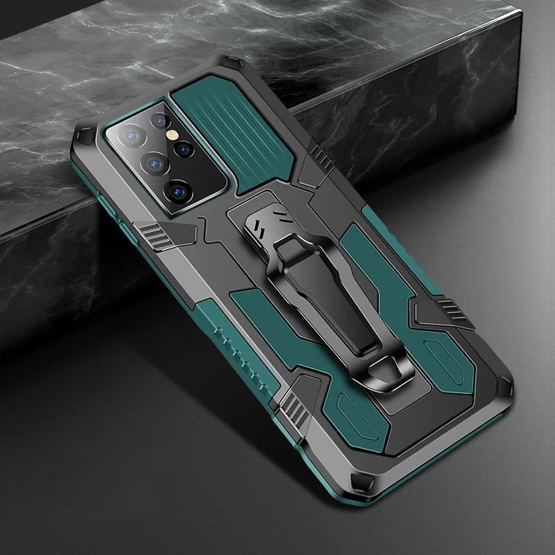 Armor Belt Clip Phone Case For Samsung