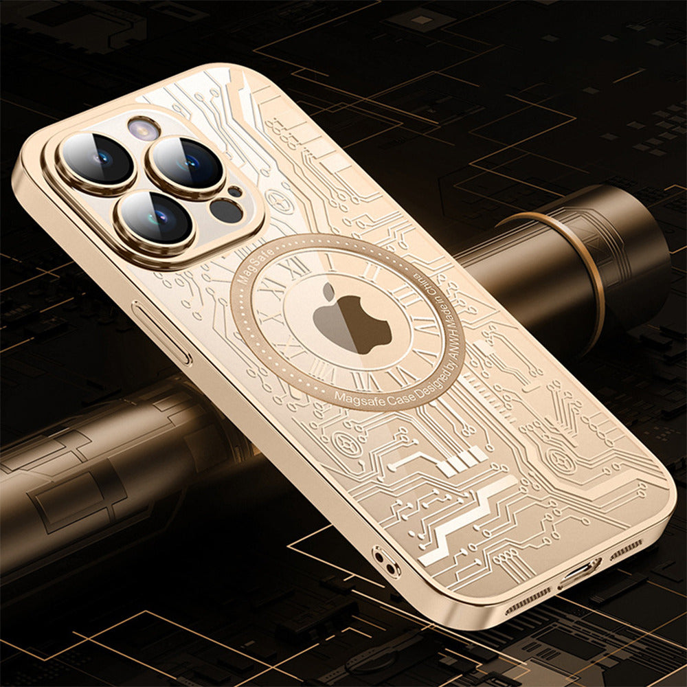 Cyborg Mechanical Transparent Phone Case
