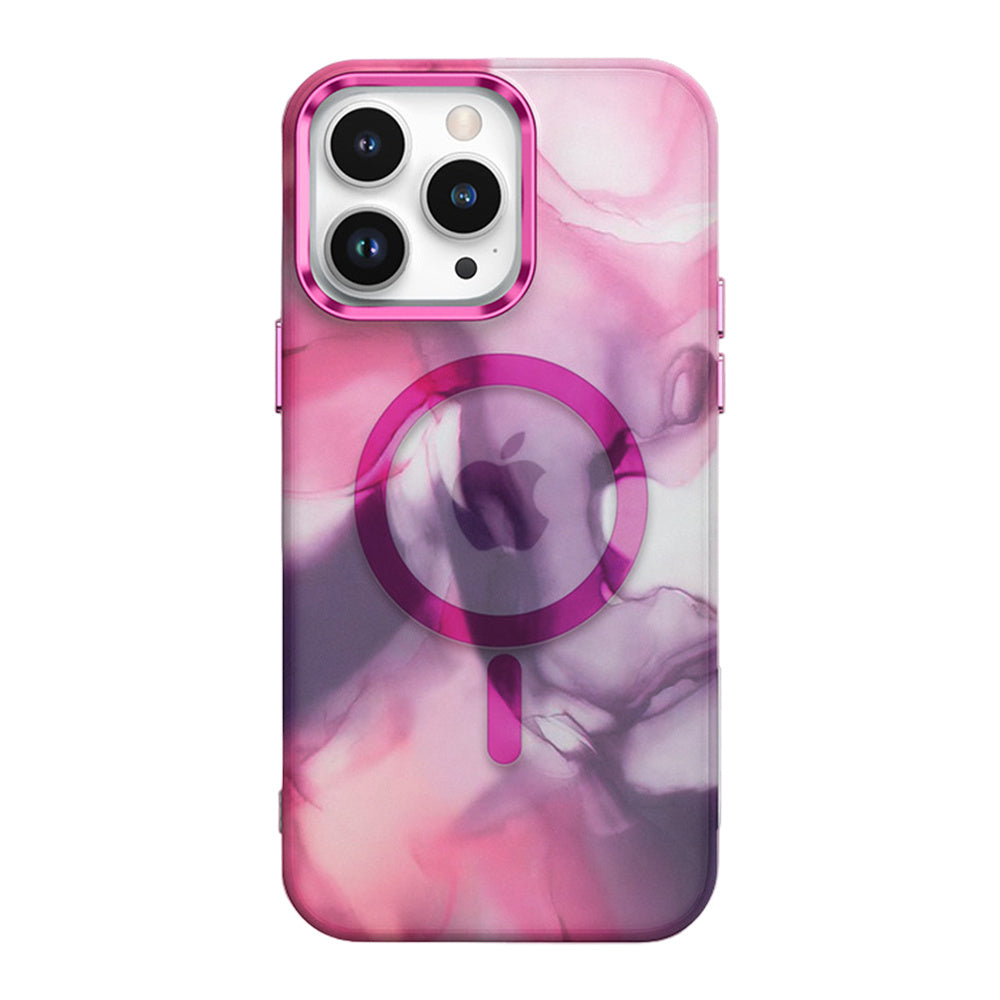 Smudged ink magnetic phone case