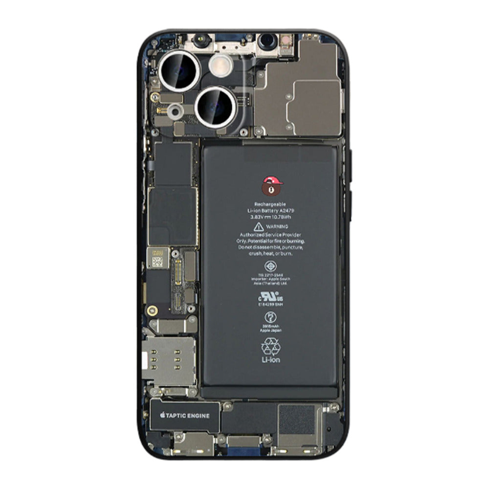 Circuit Board Glass Phone Case
