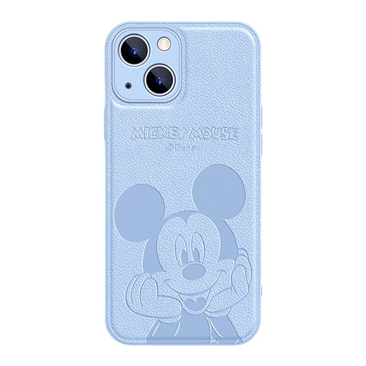 Cartoon Mouse Leather Phone Case