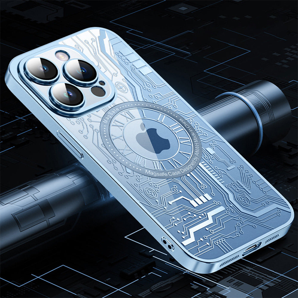 Cyborg Mechanical Transparent Phone Case