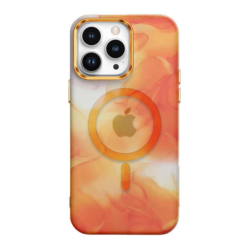 Smudged ink magnetic phone case