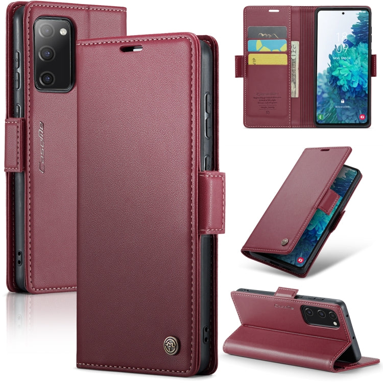 Anti-theft Samsung Flip Leather Case For Samsung A54