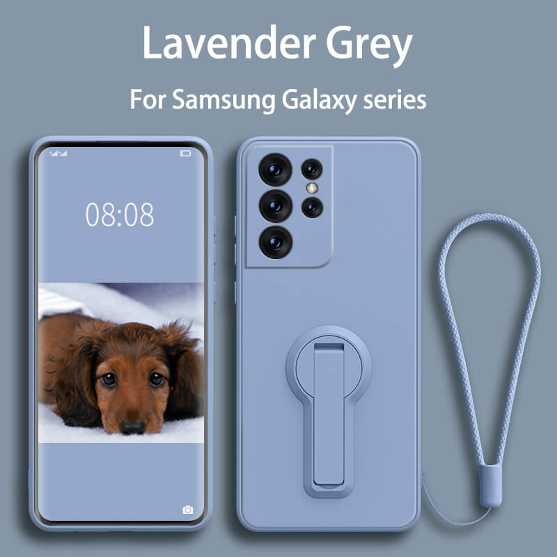 Samsung Series | Liquid Silicone Stand Phone Case