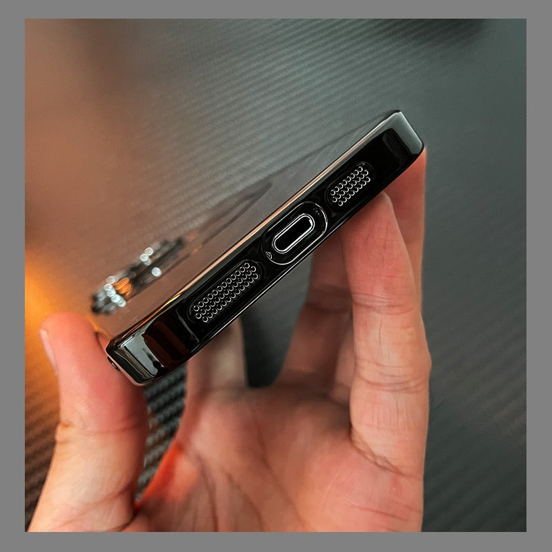Comfortable in hand Magnetic Soft Case For iPhone
