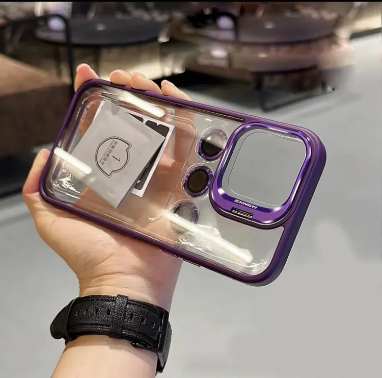 𝟮𝟬𝟮𝟰 🔥Free Lens Film-Transparent Bracket Phone Case