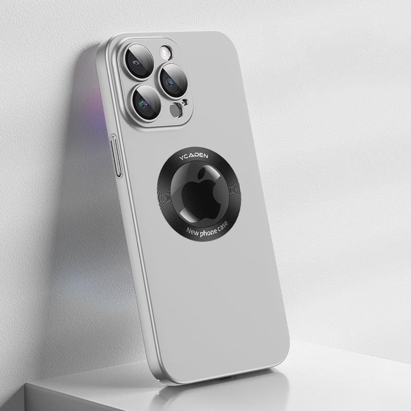 Ultra-thin Frosted Lens Cover LOGO Phone Case