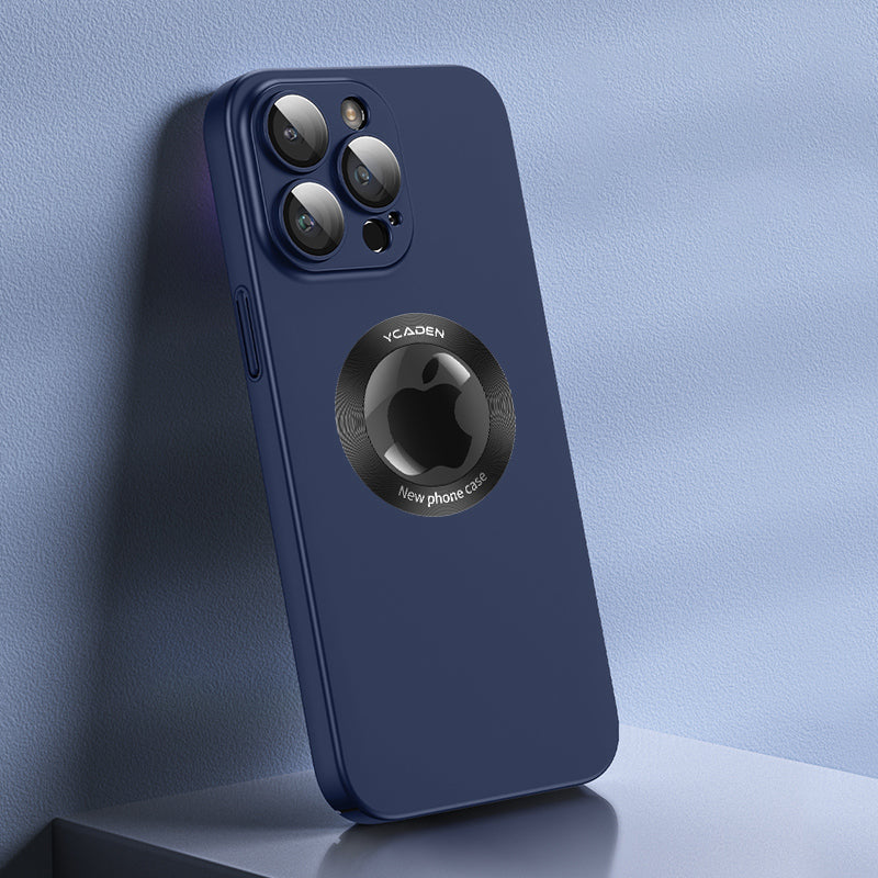 Ultra-thin Frosted Lens Cover LOGO Phone Case