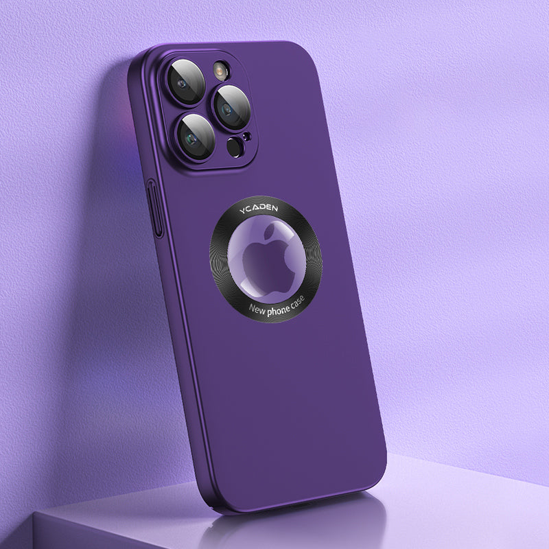 Ultra-thin Frosted Lens Cover LOGO Phone Case