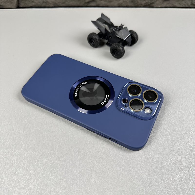 High-Transparency Glass Lens Magnetic Suction Case Cover for iPhone
