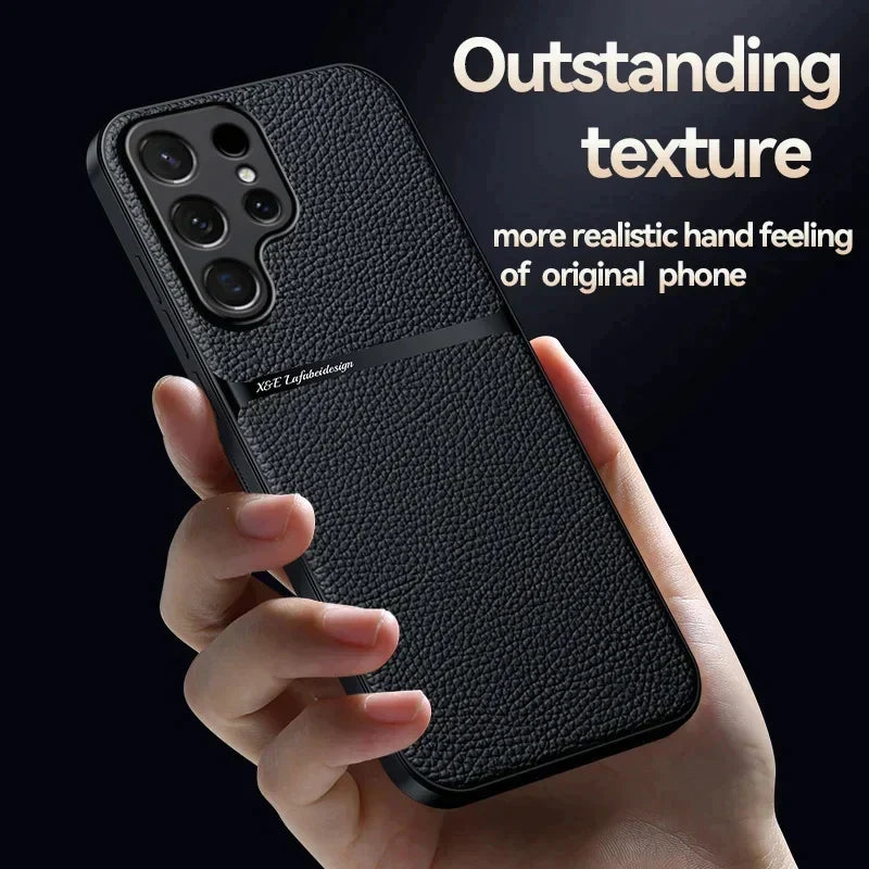 New Magnetic Artificial Leather Soft Case For Samsung