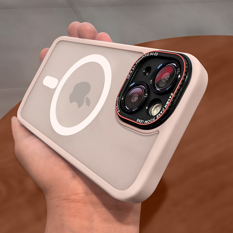 Matte Magnetic Clear Soft Case For iPhone