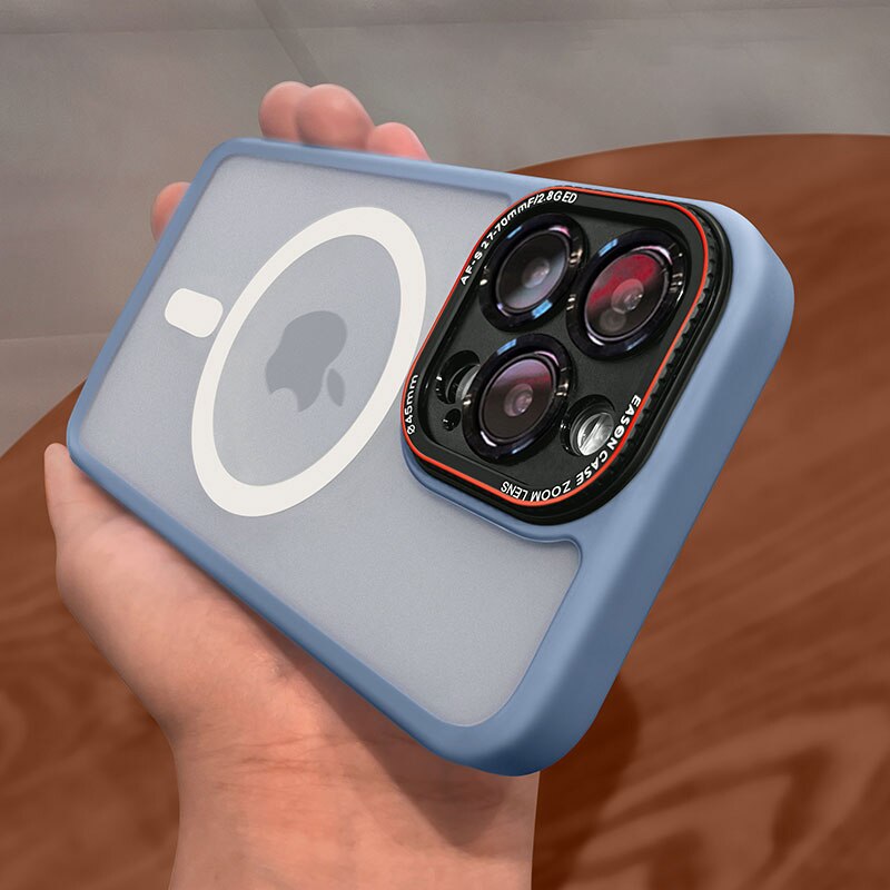 Matte Magnetic Clear Soft Case For iPhone