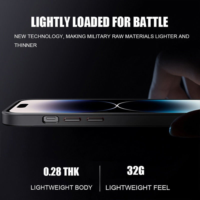 Matte Magnetic Clear Soft Case For iPhone