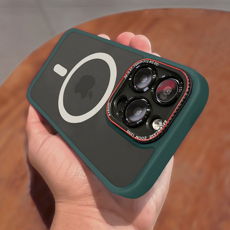 Matte Magnetic Clear Soft Case For iPhone