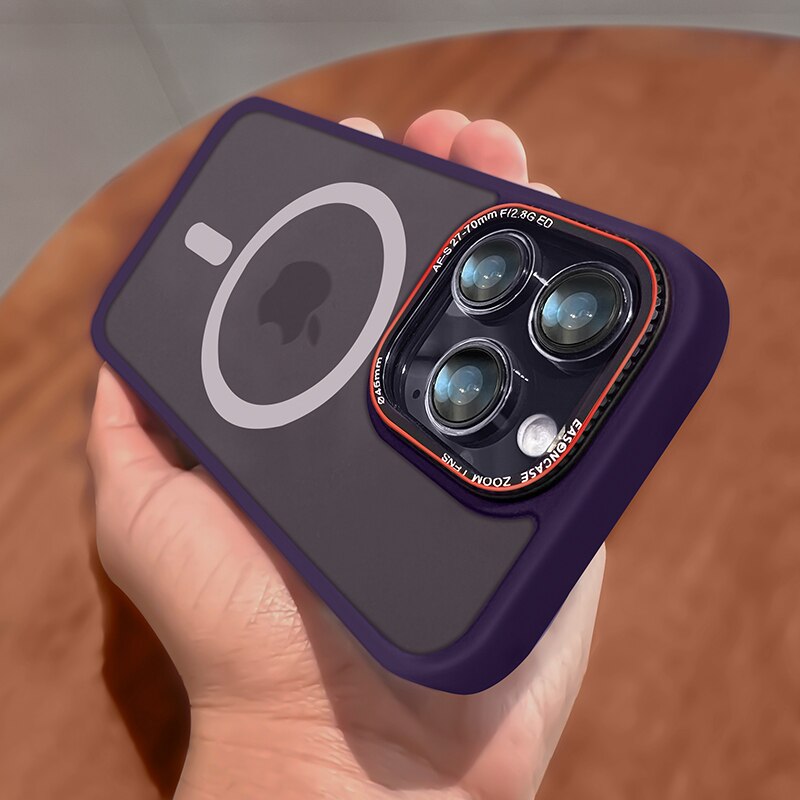 Matte Magnetic Clear Soft Case For iPhone