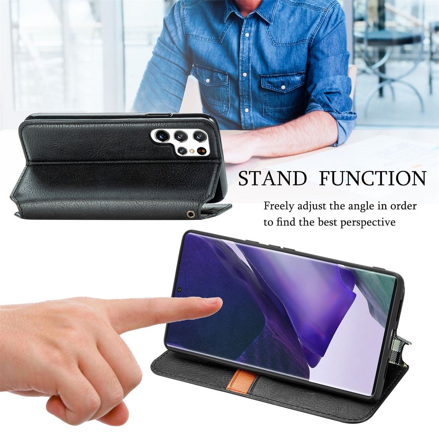 Sleek Wallet Phone Cover for Samsung Galaxy A Series