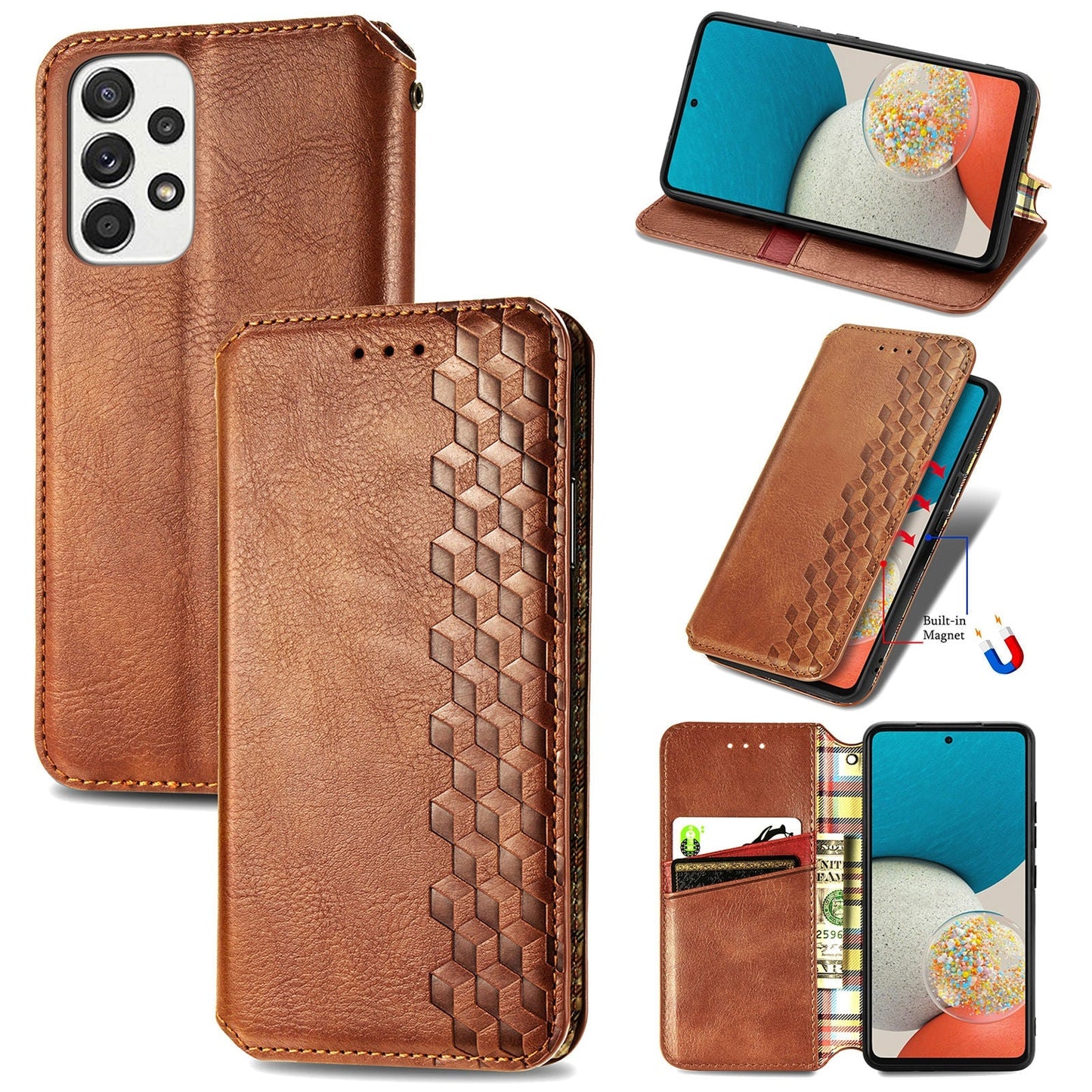 Sleek Wallet Phone Cover for Samsung Galaxy A Series