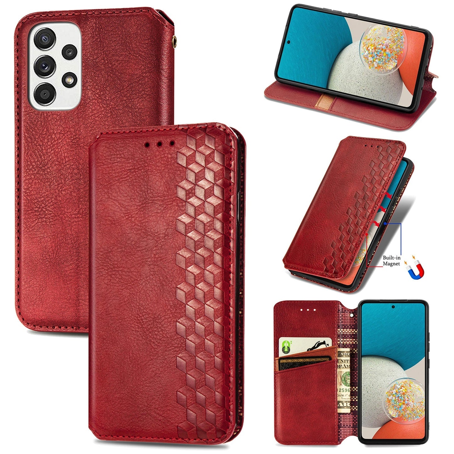 Sleek Wallet Phone Cover for Samsung Galaxy A Series