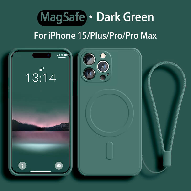 MagSafe Liquid Silicone Phone Case For iPhone