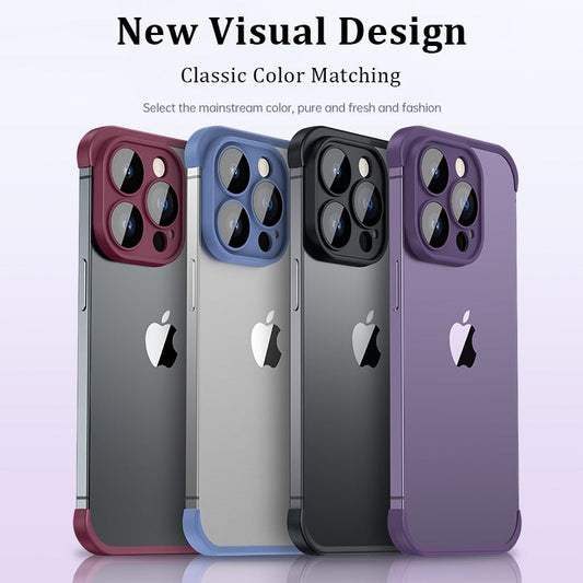 Soft Silicone Edge Protective Case For iPhone