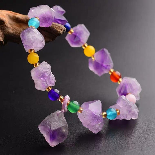 Amethyst & Brave Bracelet
