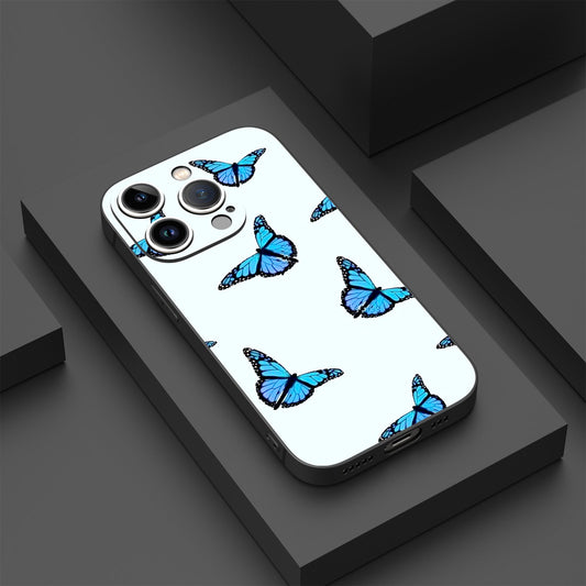 Painted Butterfly Pattern Case For iPhone