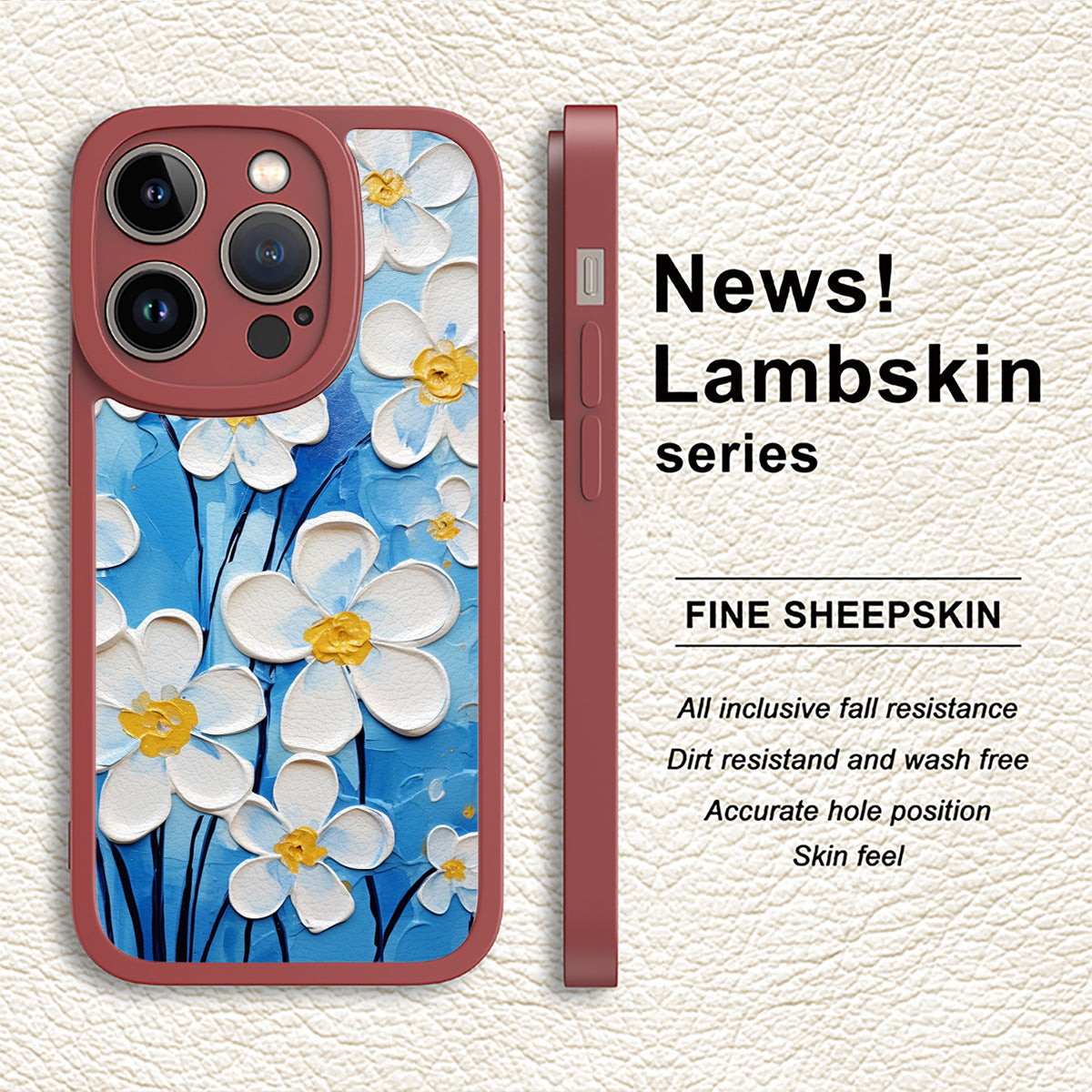 Oil Painting Style Flower Case for IPhone