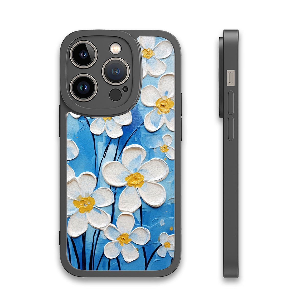 Oil Painting Style Flower Case for IPhone