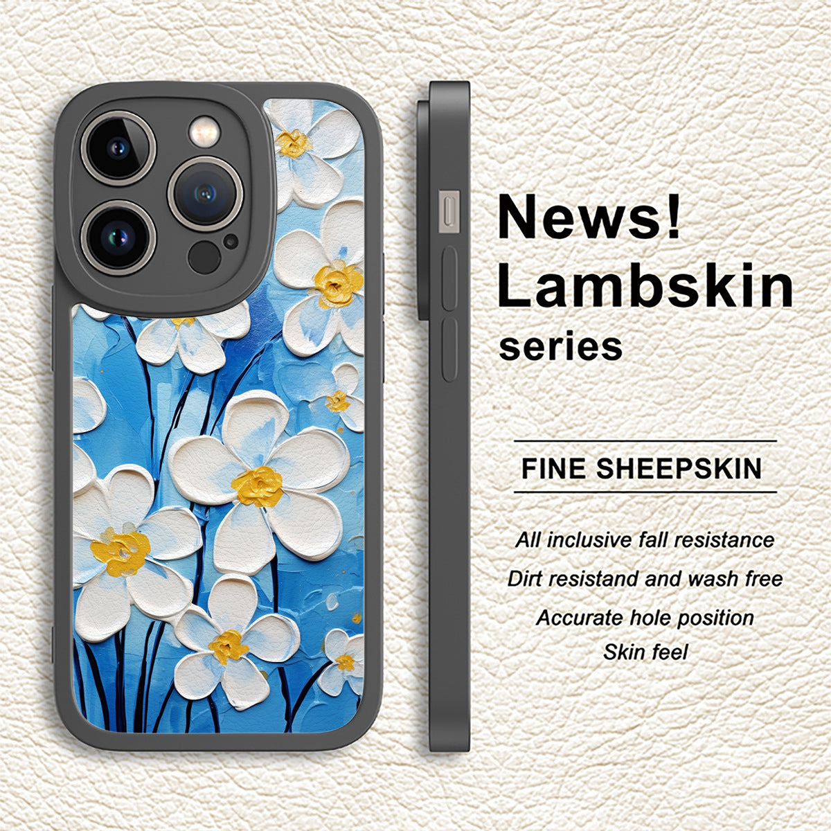 Oil Painting Style Flower Case for IPhone