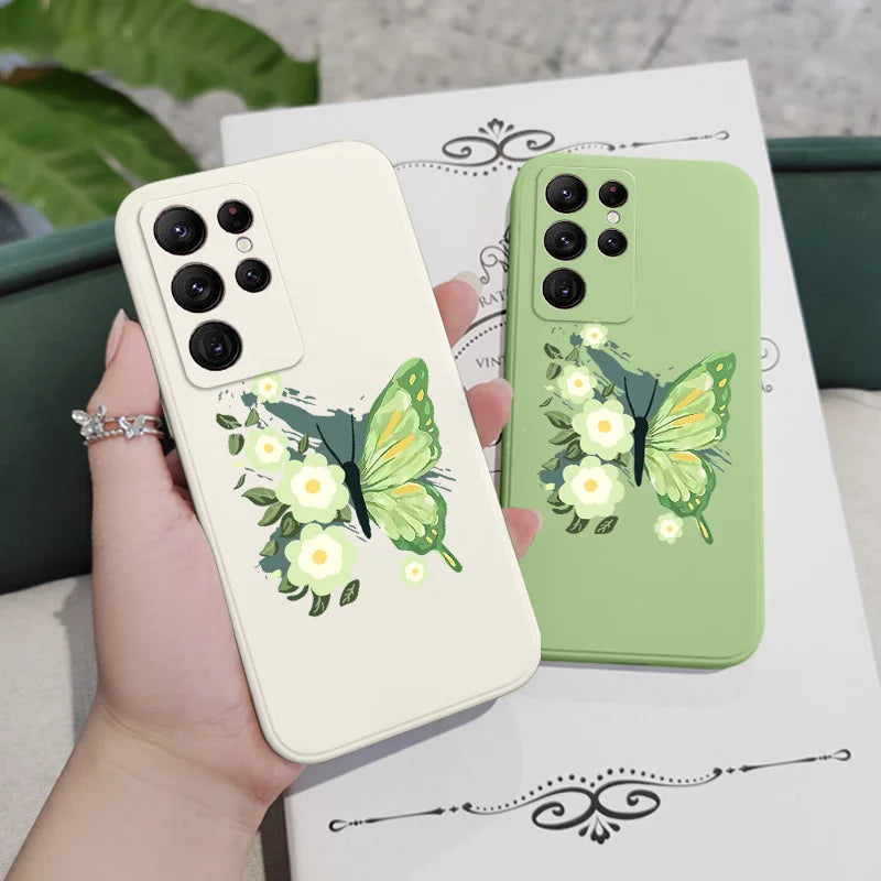 Patterned Butterflies Phone Case For Samsung Galaxy