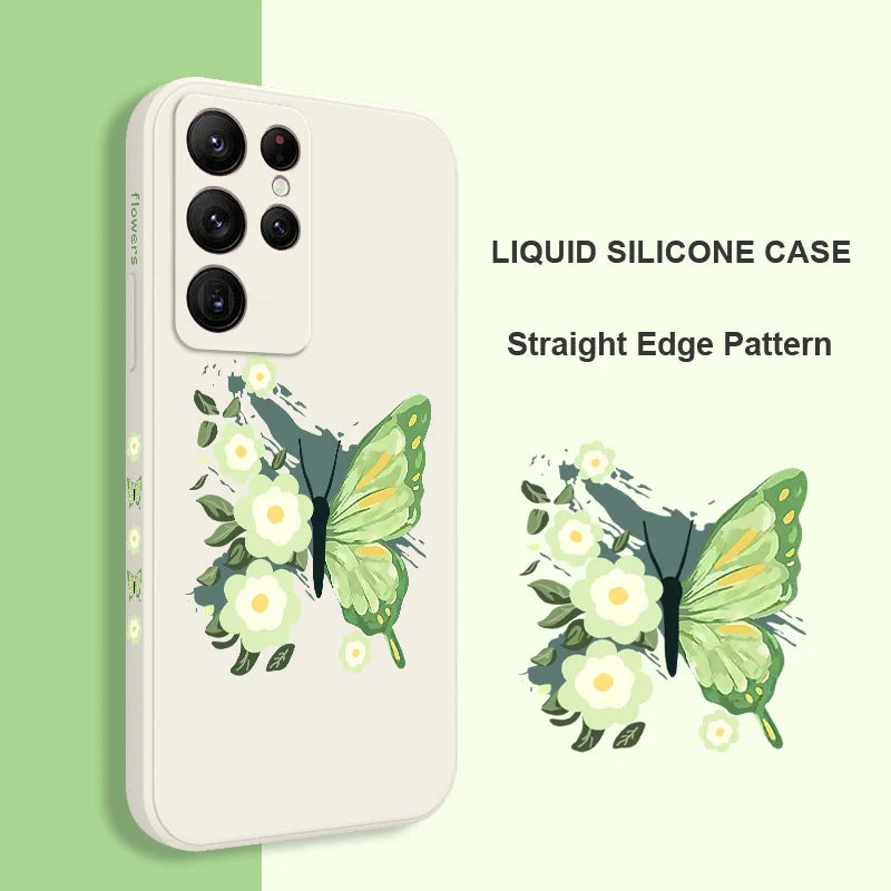 Patterned Butterflies Phone Case For Samsung Galaxy