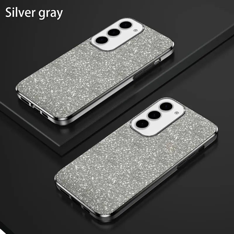 Gradient Glitter Plating Silicone Case for Samsung