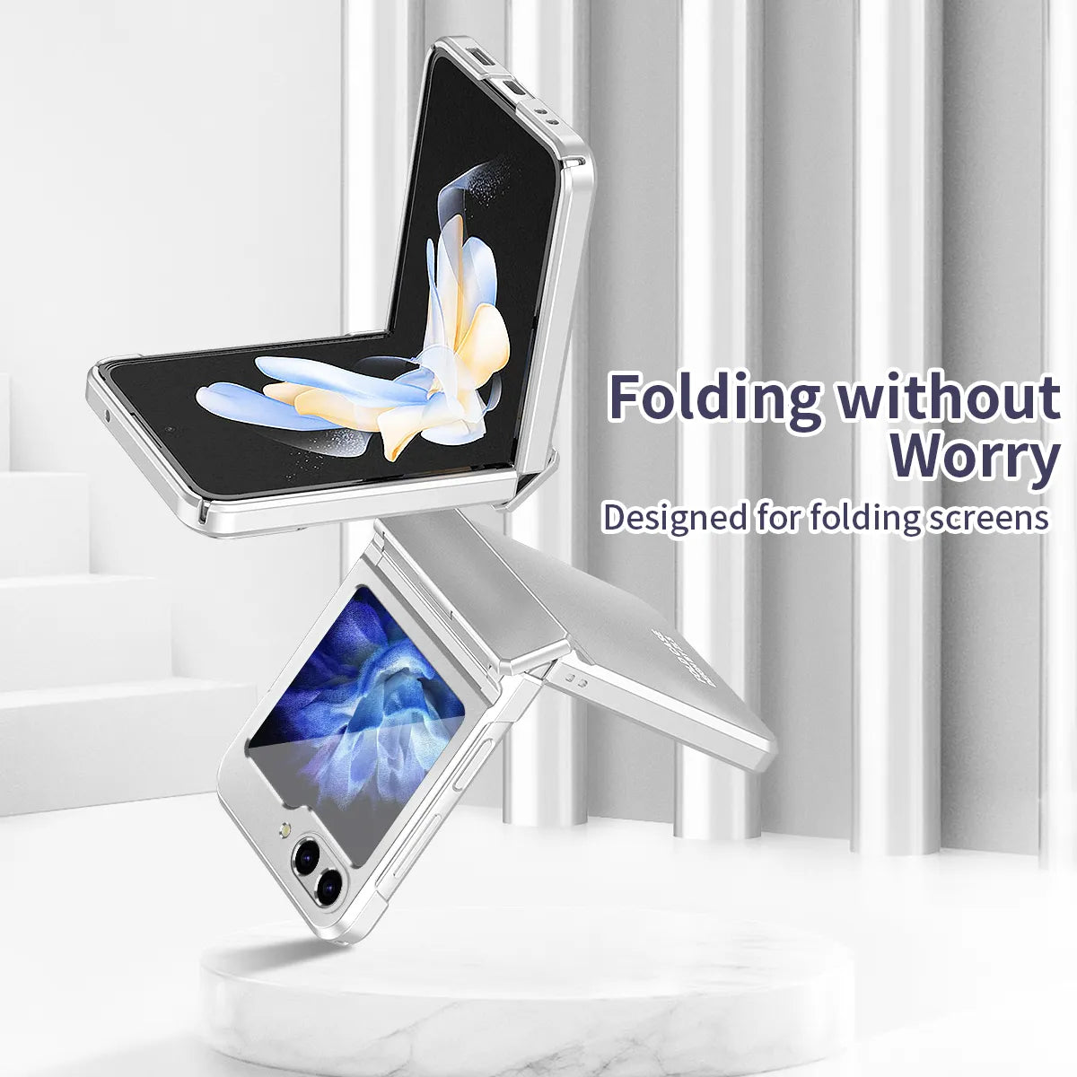 Anti-Drop Plating Case for Samsung Galaxy Z Flip 5