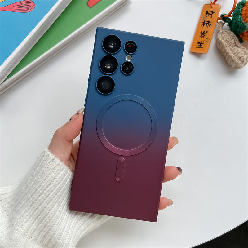 Magnetic Soft Silicone Case For Samsung