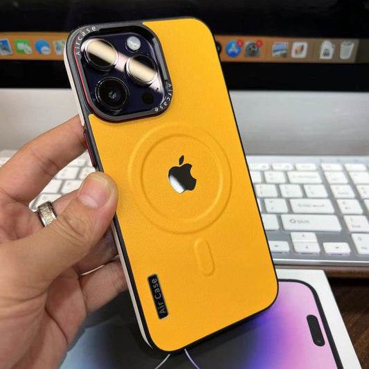 Metal Frame Anti Drop Magnetic Suction Case Cover for iPhone