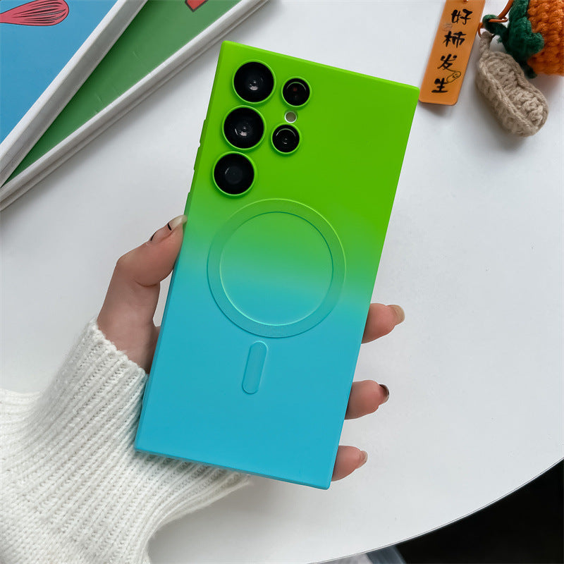 Magnetic Soft Silicone Case For Samsung